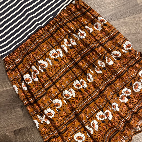 Matilda Jane Womens Dress Size M Medium Striped Floral Fit & Flare - Picture 3 of 5